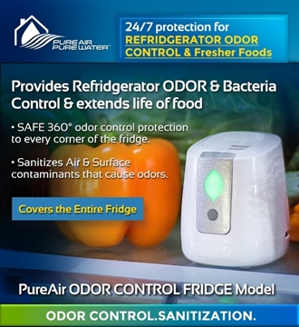 PureAir Refridgerator ODOR Control Sanitizer